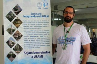 Érico Polo se impressionou com o tamanho físico e com o porte da Ufam.